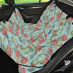 Bouvardia Pattern Print Pet Car Back Seat Cover