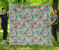 Bouvardia Pattern Print Quilt