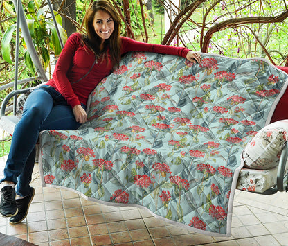 Bouvardia Pattern Print Quilt