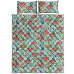 Bouvardia Pattern Print Quilt Bed Set