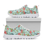 Bouvardia Pattern Print White Sneakers