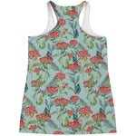Bouvardia Pattern Print Women's Racerback Tank Top