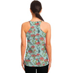 Bouvardia Pattern Print Women's Racerback Tank Top