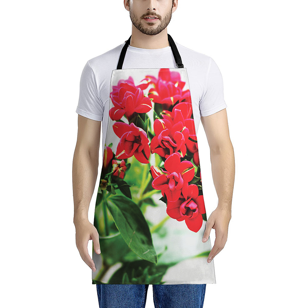 Bouvardia Plant Print Apron