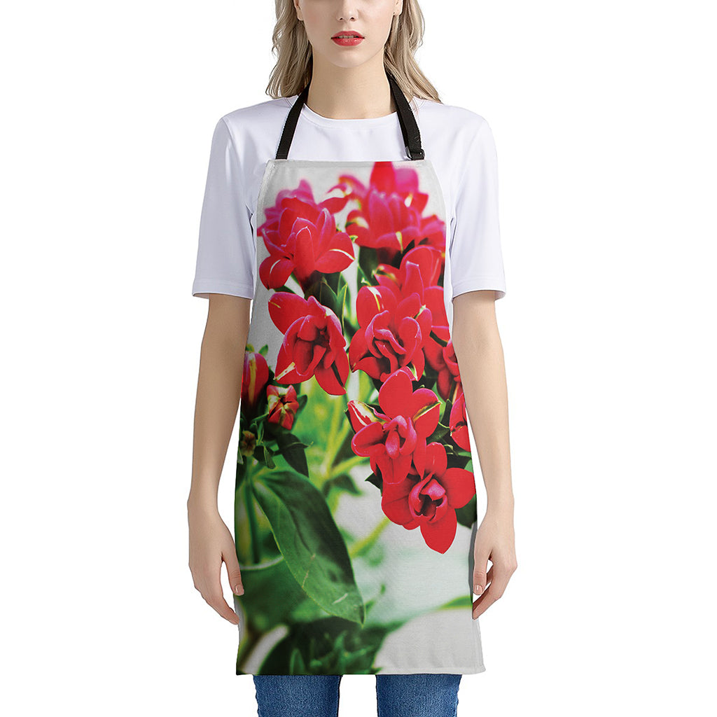 Bouvardia Plant Print Apron