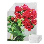 Bouvardia Plant Print Blanket