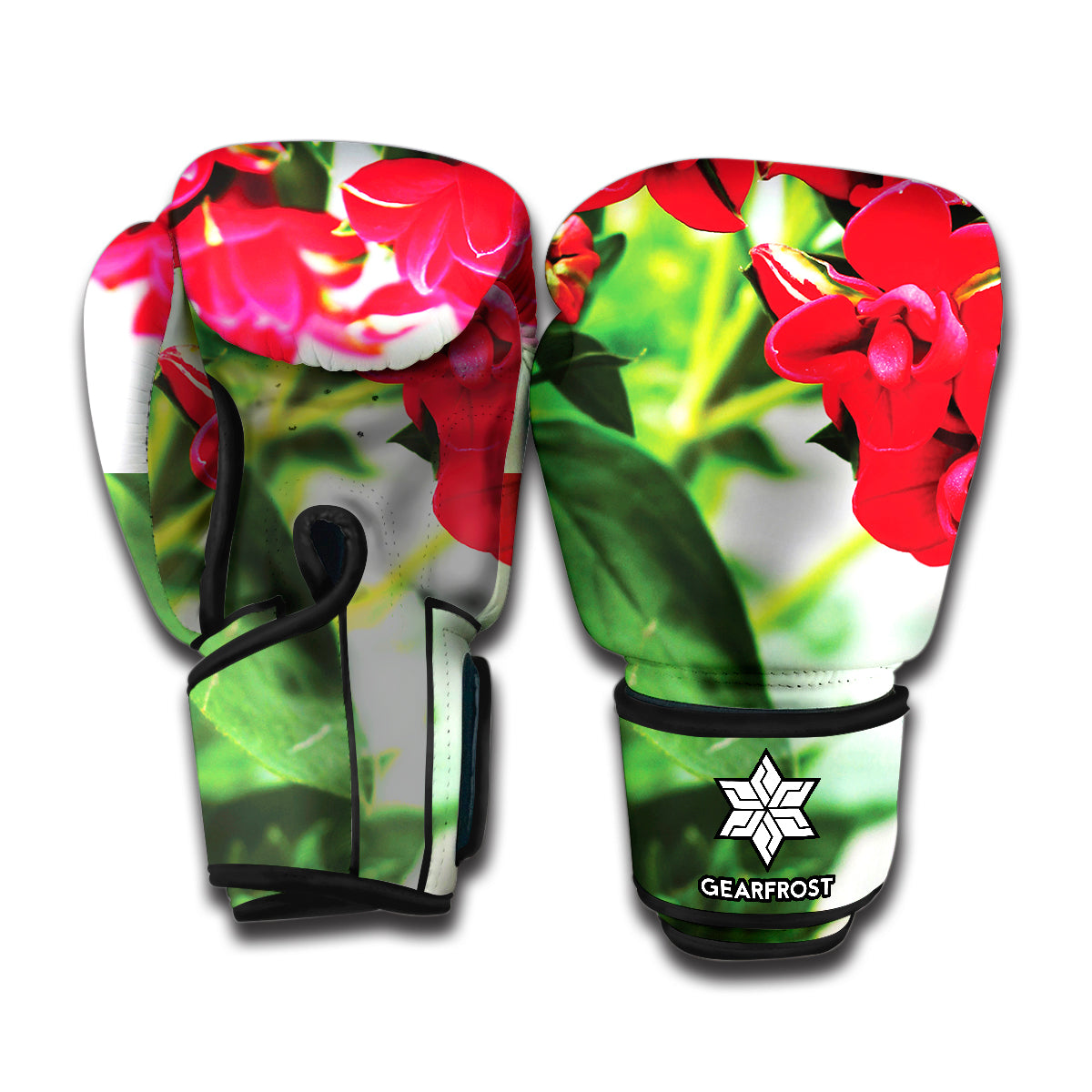 Bouvardia Plant Print Boxing Gloves
