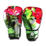 Bouvardia Plant Print Boxing Gloves