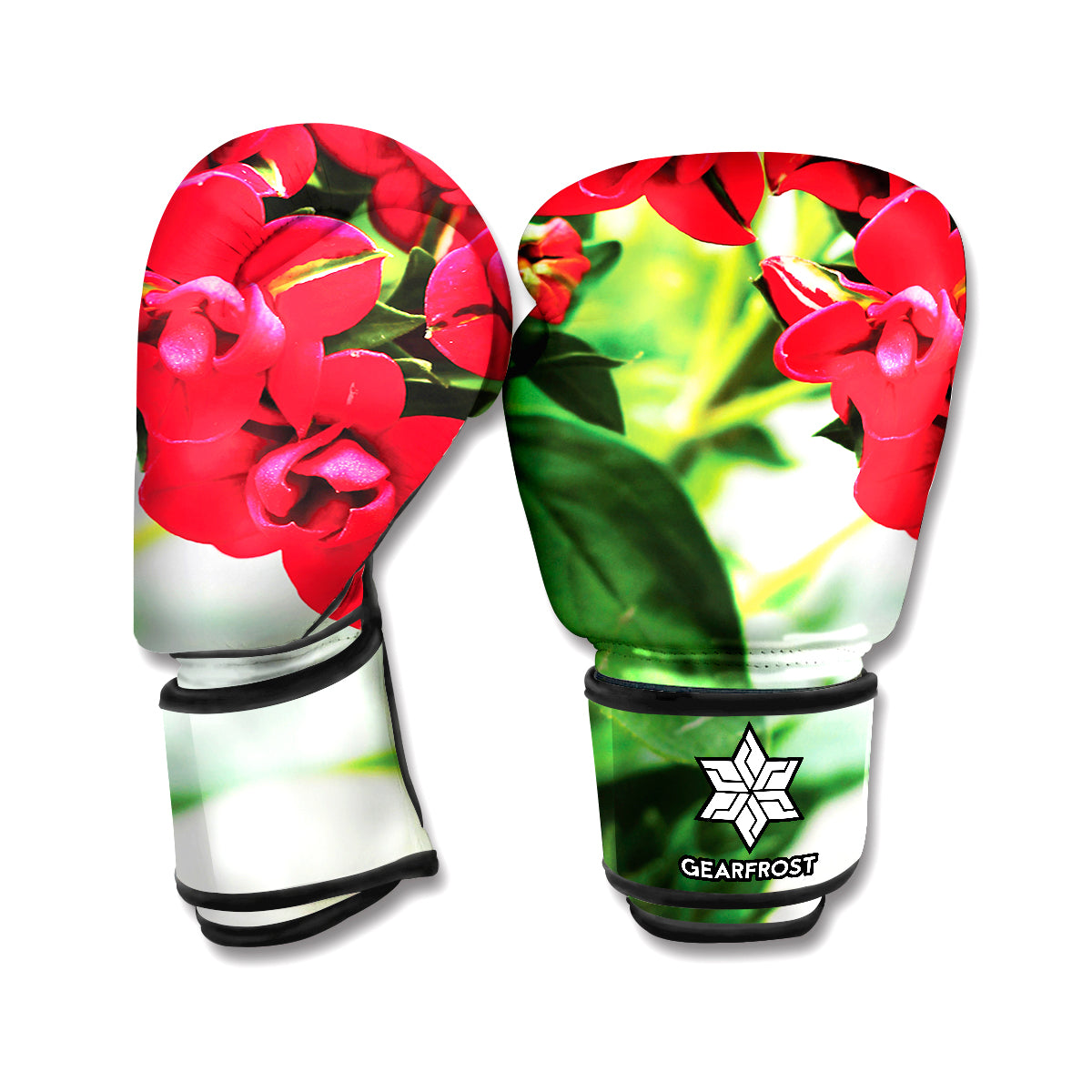 Bouvardia Plant Print Boxing Gloves