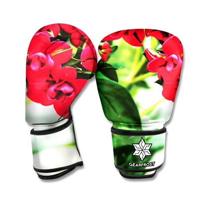 Bouvardia Plant Print Boxing Gloves