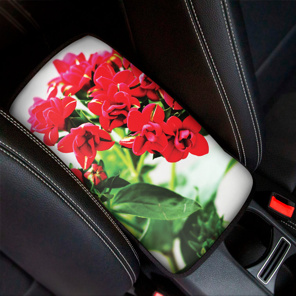 Bouvardia Plant Print Car Center Console Cover