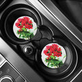 Bouvardia Plant Print Car Coasters