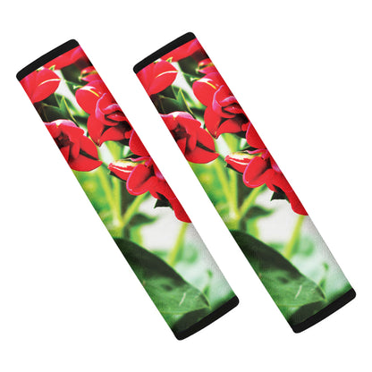 Bouvardia Plant Print Car Seat Belt Covers