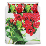 Bouvardia Plant Print Duvet Cover Bedding Set