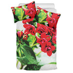 Bouvardia Plant Print Duvet Cover Bedding Set