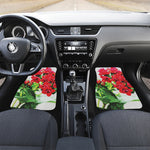 Bouvardia Plant Print Front and Back Car Floor Mats