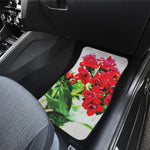Bouvardia Plant Print Front and Back Car Floor Mats