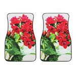 Bouvardia Plant Print Front Car Floor Mats