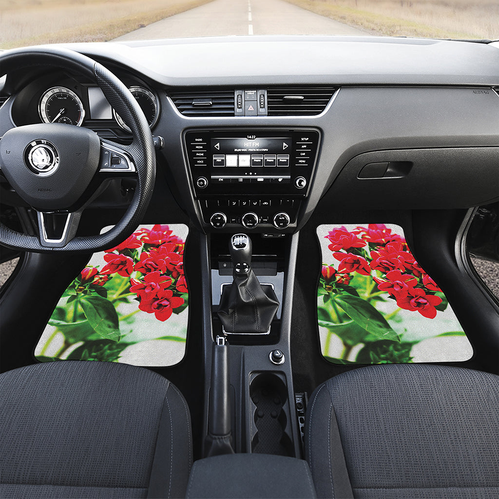 Bouvardia Plant Print Front Car Floor Mats
