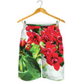 Bouvardia Plant Print Men's Shorts