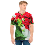 Bouvardia Plant Print Men's T-Shirt