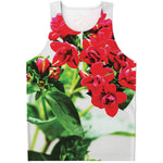 Bouvardia Plant Print Men's Tank Top