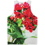 Bouvardia Plant Print Men's Tank Top