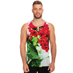 Bouvardia Plant Print Men's Tank Top