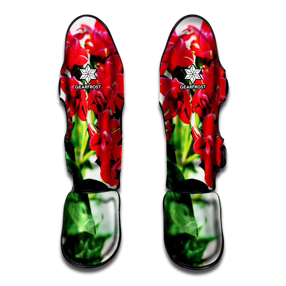 Bouvardia Plant Print Muay Thai Shin Guard