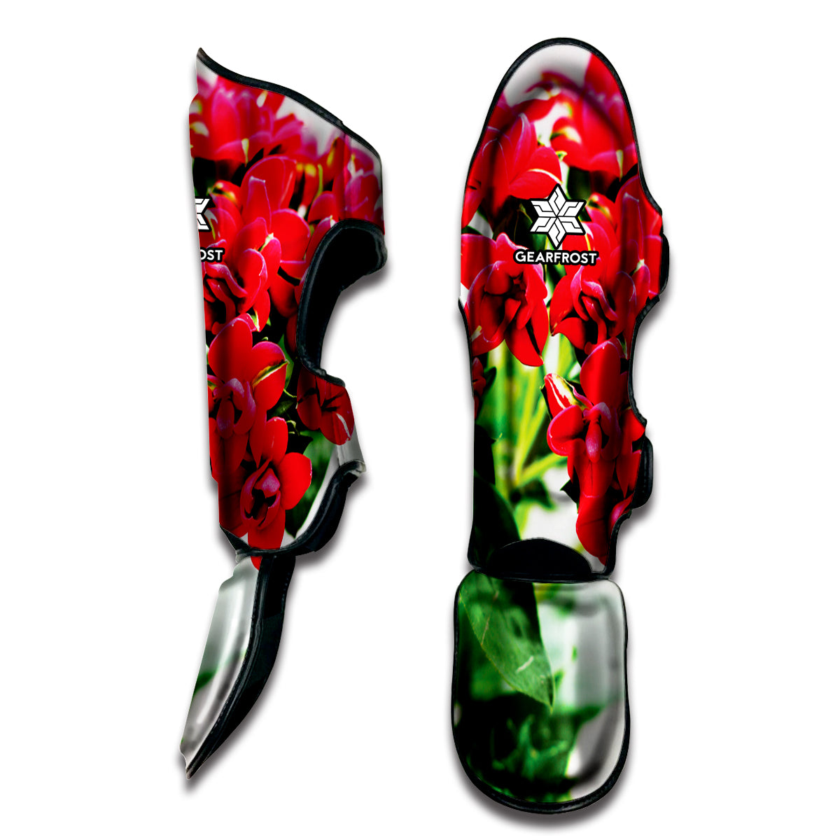 Bouvardia Plant Print Muay Thai Shin Guard