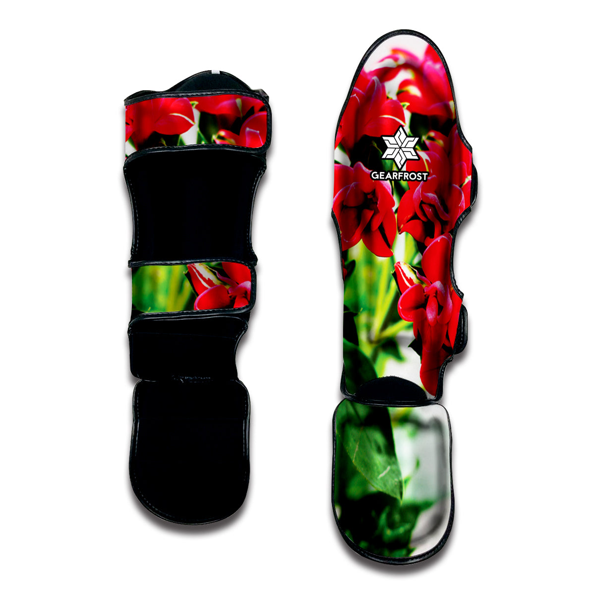 Bouvardia Plant Print Muay Thai Shin Guard