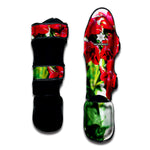 Bouvardia Plant Print Muay Thai Shin Guard