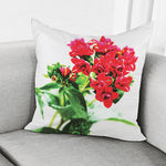 Bouvardia Plant Print Pillow Cover