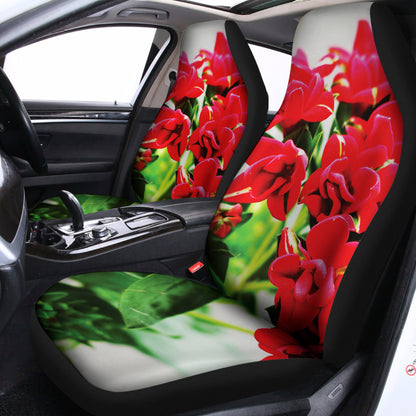 Bouvardia Plant Print Universal Fit Car Seat Covers