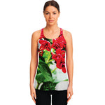 Bouvardia Plant Print Women's Racerback Tank Top