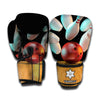 Bowling Strike Print Boxing Gloves