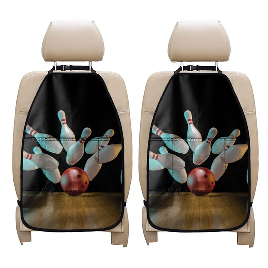 Bowling Strike Print Car Seat Organizers