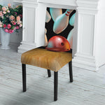 Bowling Strike Print Dining Chair Slipcover