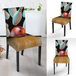 Bowling Strike Print Dining Chair Slipcover