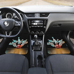 Bowling Strike Print Front and Back Car Floor Mats