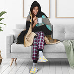 Bowling Strike Print Hooded Blanket