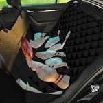 Bowling Strike Print Pet Car Back Seat Cover