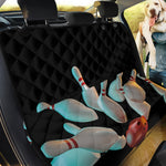 Bowling Strike Print Pet Car Back Seat Cover