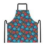 Boxing Gloves Pattern Print Apron