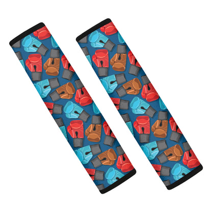 Boxing Gloves Pattern Print Car Seat Belt Covers