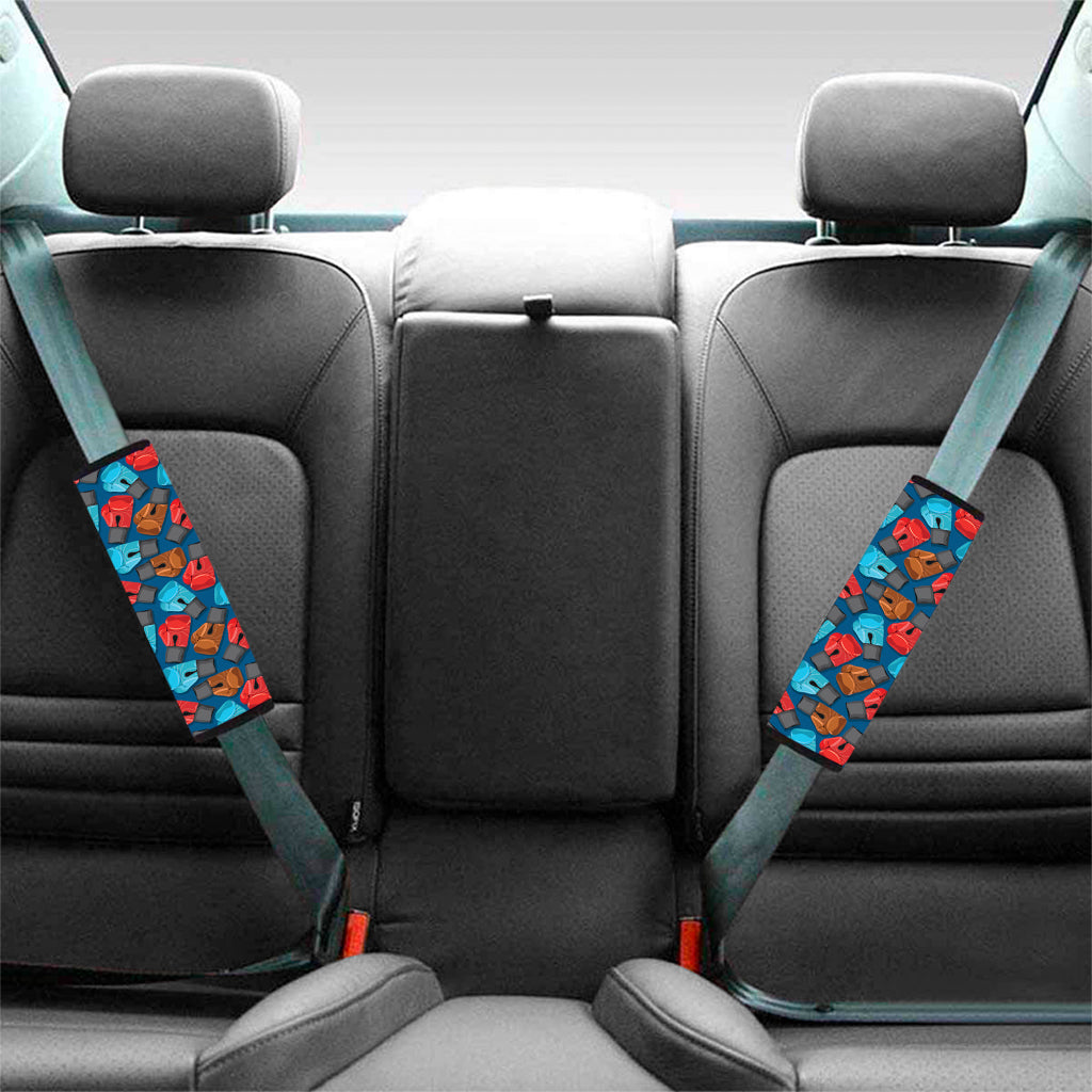 Boxing Gloves Pattern Print Car Seat Belt Covers