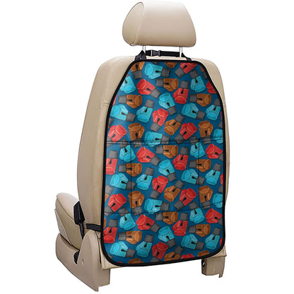 Boxing Gloves Pattern Print Car Seat Organizers