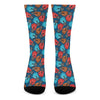 Boxing Gloves Pattern Print Crew Socks