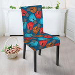 Boxing Gloves Pattern Print Dining Chair Slipcover