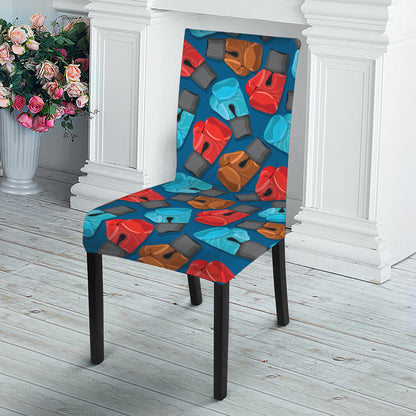 Boxing Gloves Pattern Print Dining Chair Slipcover